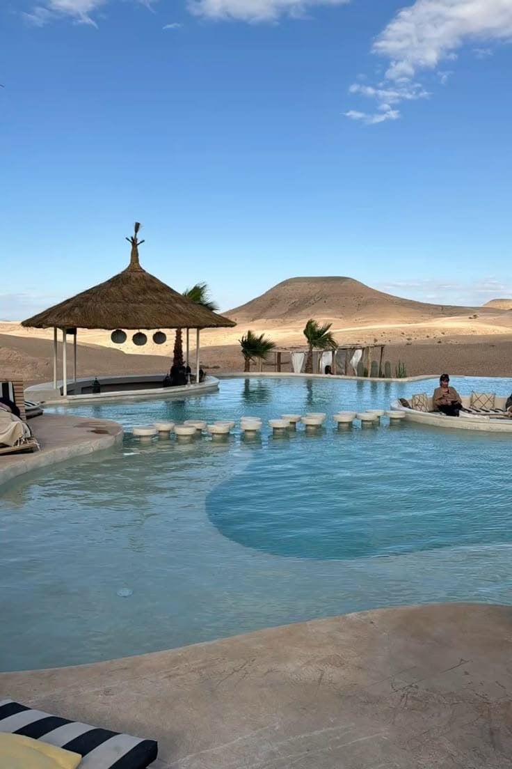 day pass swimming pool dinner Marrakech resort